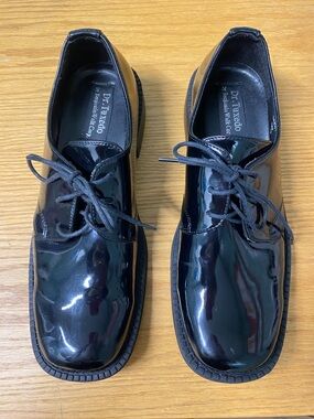 Dr. Tuxedo Benjamin Walk Corp Black Patent Shoes Size 11